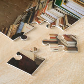 Crowded Bookstore in Zagreb Jigzaag Puzzle Legpuzzel (Zijkant)