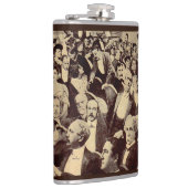 crowdscène uit 1920 heupfles (Rechts)