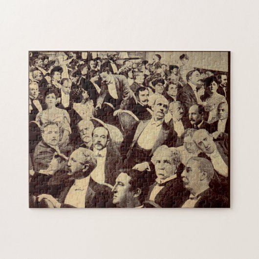 crowdscène uit 1920 legpuzzel (Horizontaal)