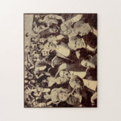 crowdscène uit 1920 legpuzzel (Verticaal)