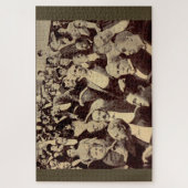 crowdscène uit 1920 legpuzzel (Verticaal)