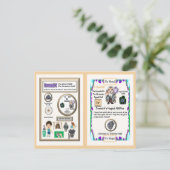 Crowmist Wizard - Chromium Element Briefkaart (Staand voorkant)