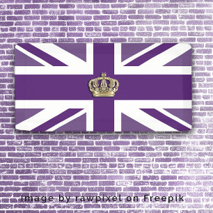 Crown and Union Jack Patriotic Spandoek