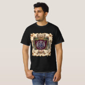 Crown Banner Eagle Surname T-shirt (Voorkant volledig)