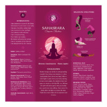 Crown Chakra Balancing Poster Grafiek - 87