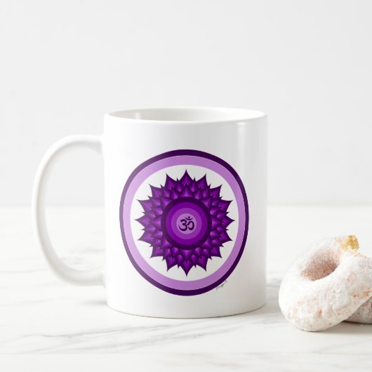 Crown Chakra Koffiemok (Met donut)