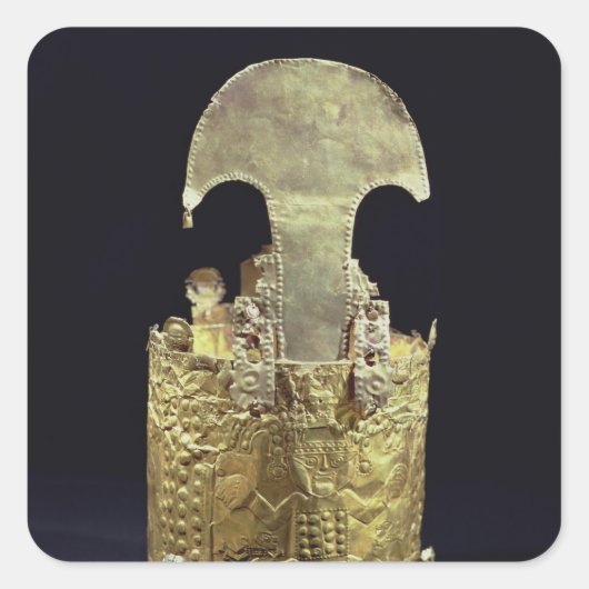 Crown, Chimu Vierkante Sticker (Voorkant)