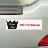 Crown Cues Bumpersticker (Op auto)
