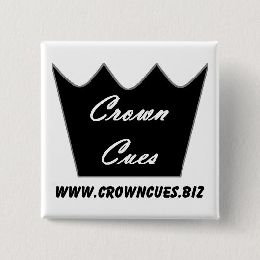 Crown Cues Pride Button (Voorkant)
