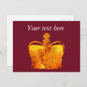 Crown Custom Briefkaart (Voorkant / Achterkant)