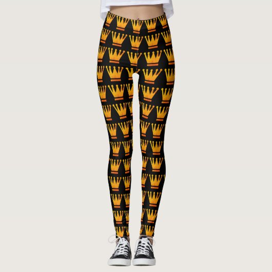 Crown Custom Leggings Queen (Voorkant)