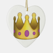 Crown emoji keramisch ornament (Rechts)