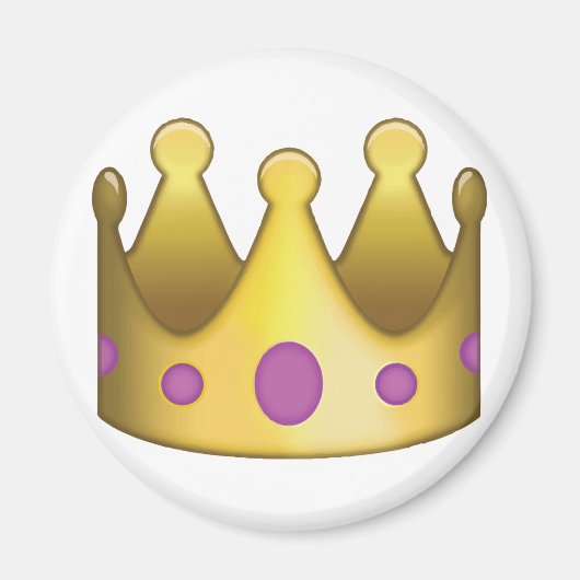 Crown emoji magneet (Voorkant)