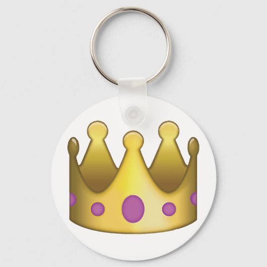 Crown emoji sleutelhanger (Voorkant)