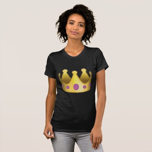 Crown emoji t-shirt (Voorkant volledig)