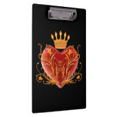 Crown Filigree Heart Clipboard Klembord (Rechts)