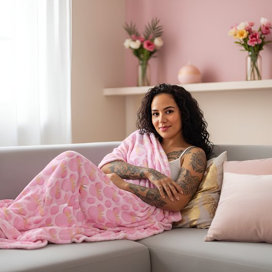 Crown Fleece Blanket Deken