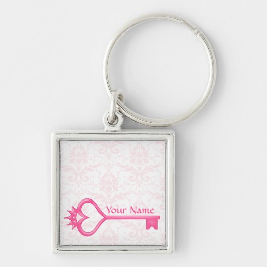 Crown Heart Key Sleutelhanger (Voorkant)