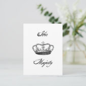 Crown_Her Majesty Briefkaart (Staand voorkant)