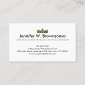 Crown Jewelry Luxury Visitekaartje (Achterkant)