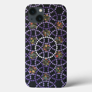 Crown Jewels Quilt Hoesje-Mate Telefoonhoesje iPhone 13 Hoesje