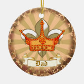 Crown King Dad ornament (Voorkant)
