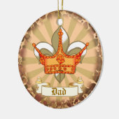 Crown King Dad ornament (Links)