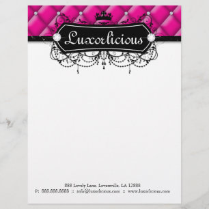 Crown Letterhead Salon Mode Luxury Jewelry Custom Briefhoofd