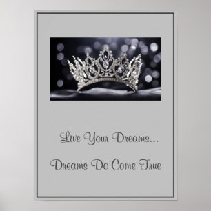 Crown Live Your Dreams Poster