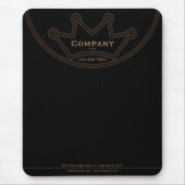 Crown Logo Mousepad Muismat (Voorkant)