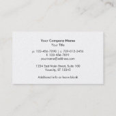 Crown Monogram Luxurous Visitekaartje (Achterkant)