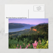 Crown Point, Columbia River Gorge, Oregon Briefkaart (Voorkant / Achterkant)