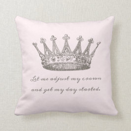 Crown Princess Pillow, laat me mijn kroon aanpasse Kussen