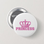 Crown Princess Ronde Button 5,7 Cm (Voorkant /achterkant)