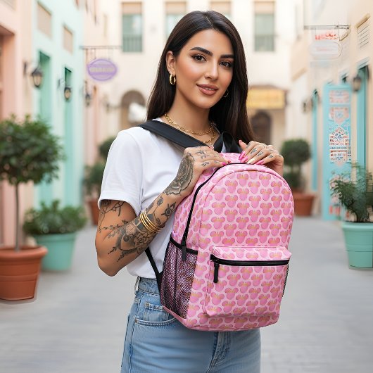 Crown Printed Backpack Bedrukte Rugzak