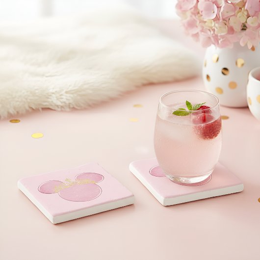 Crown Stone Coaster Stenen Onderzetter