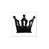 Crown Wood Art Stamp Rubberstempel (Afrduk)
