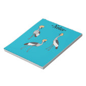 Crowned Cranes Notitieblok (Gedraaid)