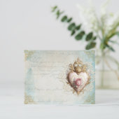 Crowned Heart  Collage Briefkaart (Staand voorkant)