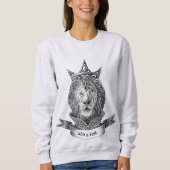 Crowned Royal Lion Sweatshirt (Voorkant)
