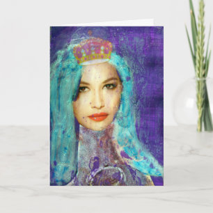 Crowned Zetti Girl Kaart