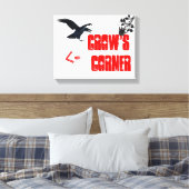 Crow's Corner officieel canvas Afdruk (Insitu (Slaapkamer))