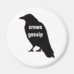 Crows Gossip Magneet