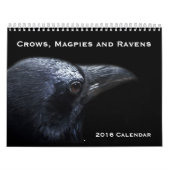 Crows, Magpies et Ravens Calendrier 2016 (Protection)