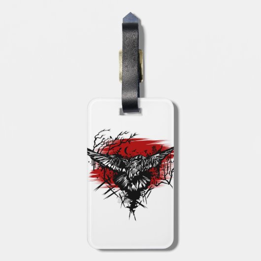 Crows Night Bagagelabel (Achterkant verticaal)