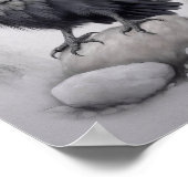 Crows Rock ! Poster Corbeau (Coin)