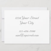 Crows Roses Wedding Invitation (Dos)