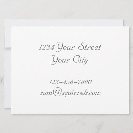 Crows Roses Wedding Invitation (Dos)