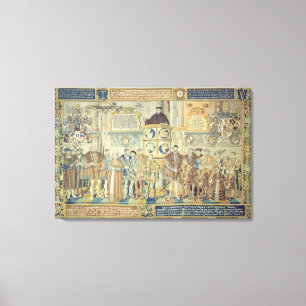 Croy Tapestry, 1554 Canvas Afdruk