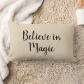 Croyance en la Magie Coussin Beige (Couverture)